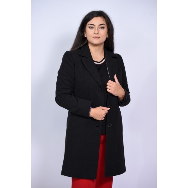 Ημίπαλτο μαύρο Estetica Πανωφόρια