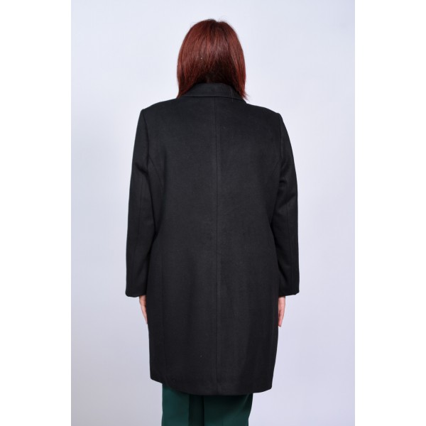 Παλτό μαύρο Rever Πανωφόρια
