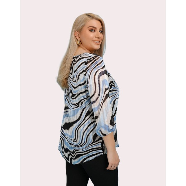 Μπλούζα εμπριμέ DinaXL Μπλούζες