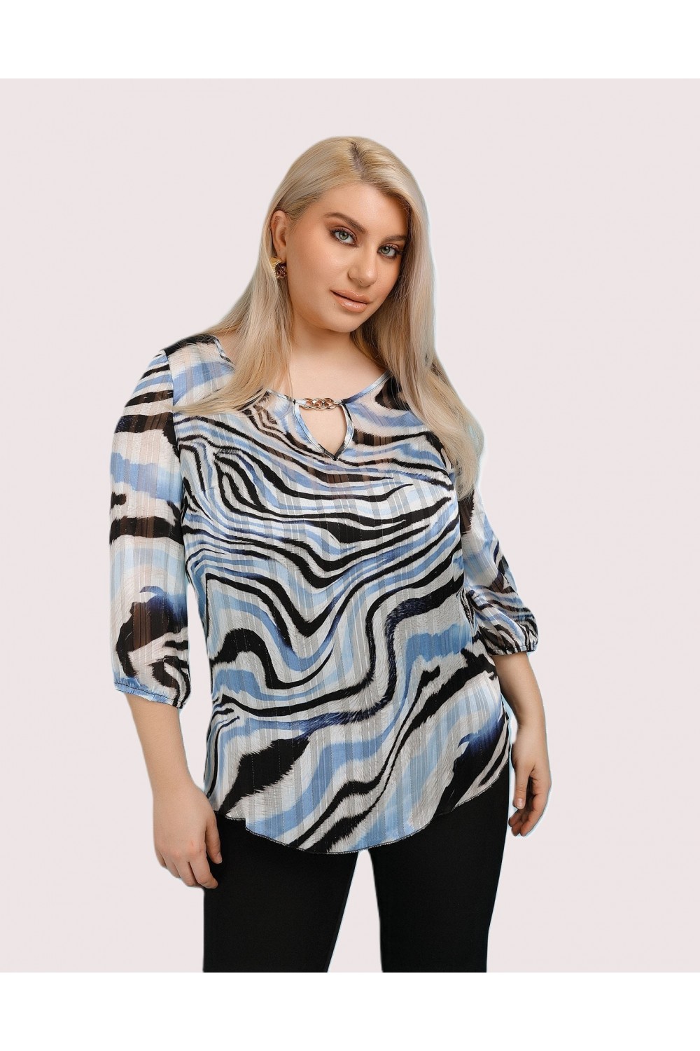 Μπλούζα εμπριμέ DinaXL Μπλούζες