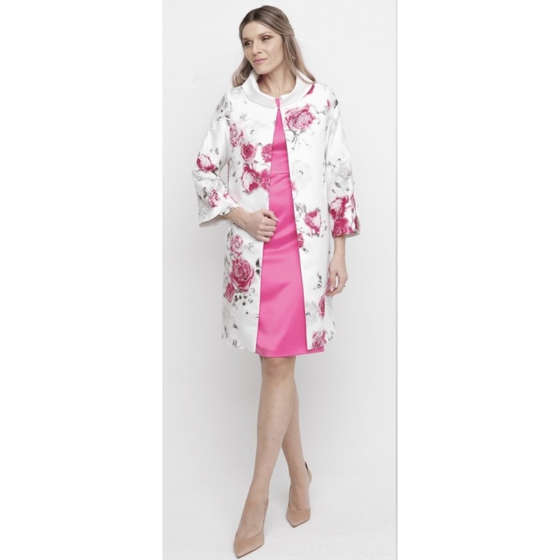 Μαντό λευκό με λουλούδια  Βραδινά