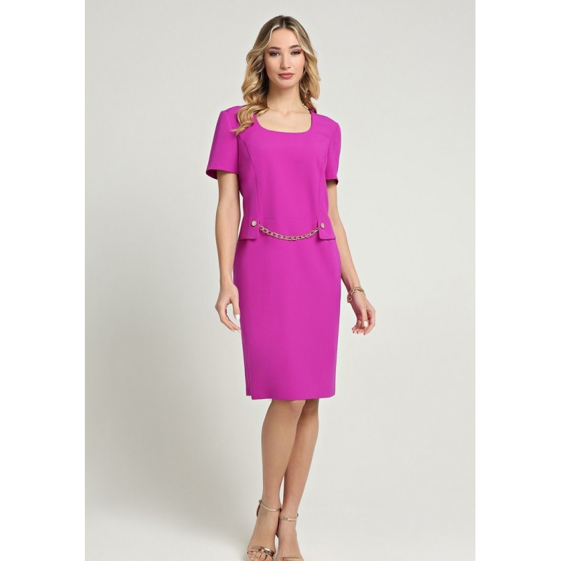 Φόρεμα βιολετί με αλυσιδάκι Φορέματα