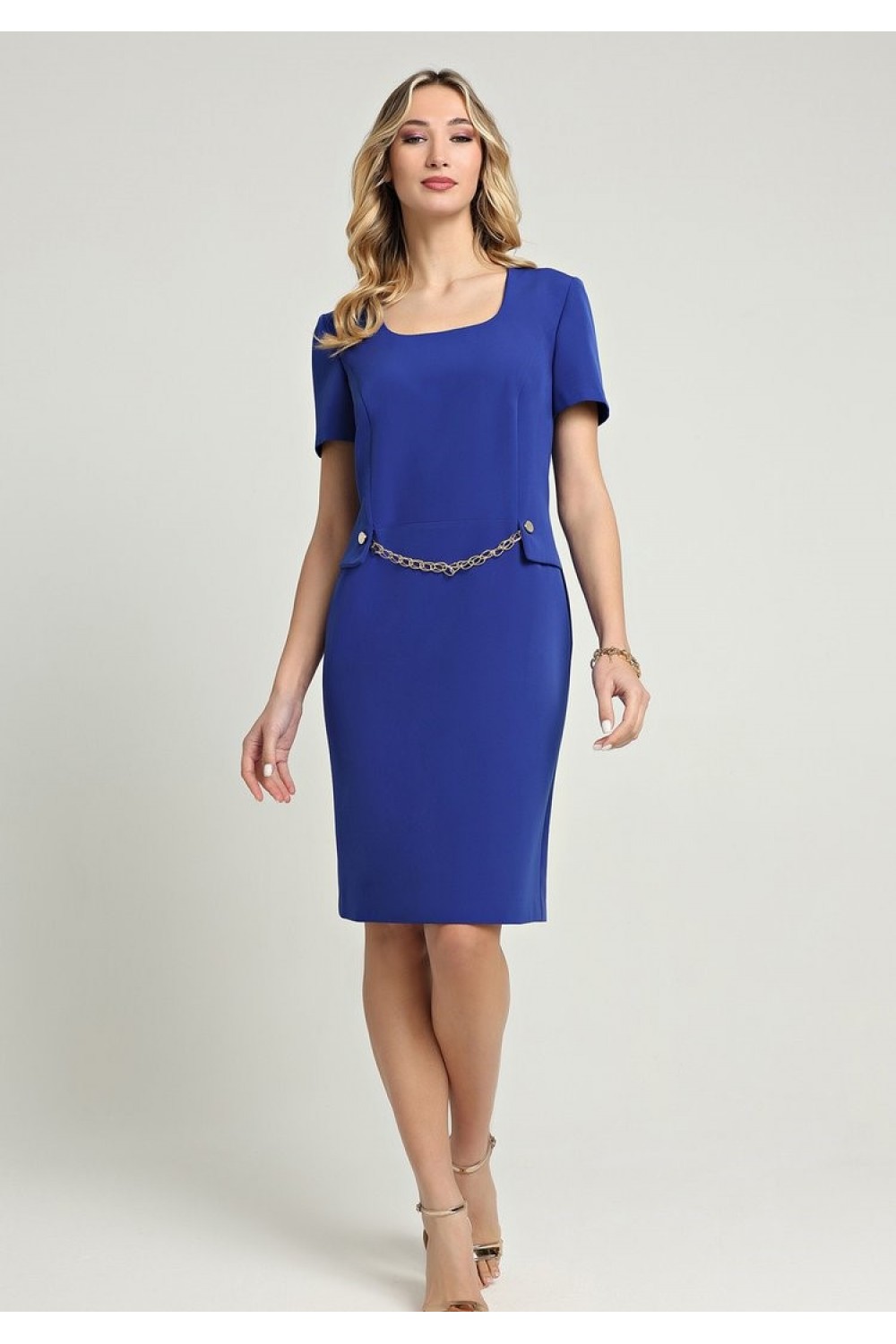 Φόρεμα ρουά με αλυσιδάκι  Φορέματα