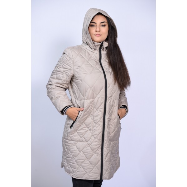 Μπουφάν μπεζ Julianea (Polea) 