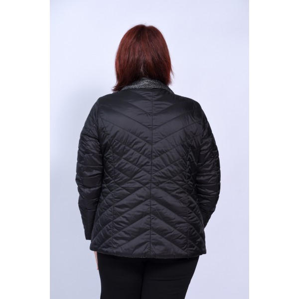 Μπουφάν μαύρο (Double Face) Μπουφάν