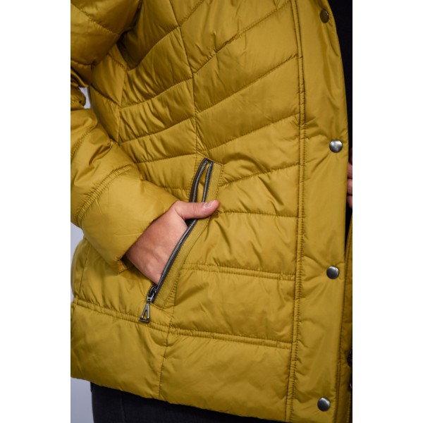 Μπουφάν MicroCoat μουσταρδί  Μπουφάν