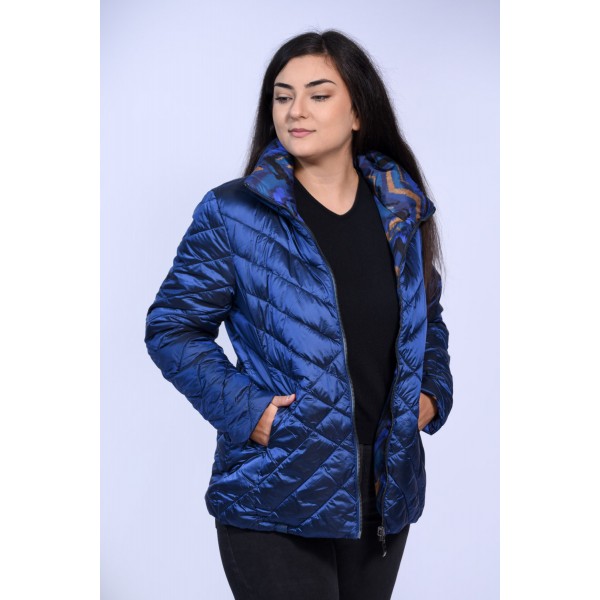 Μπουφάν μπλε Julianea (Double Face) Μπουφάν