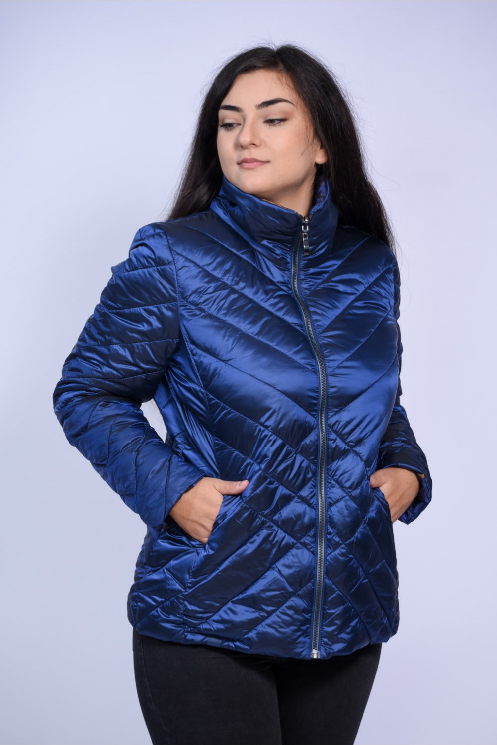 Μπουφάν μπλε Julianea (Double Face) Μπουφάν