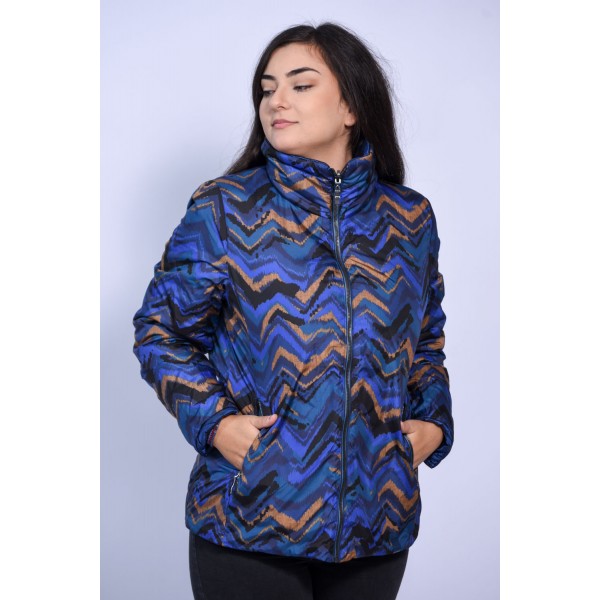Μπουφάν μπλε Julianea (Double Face) Μπουφάν