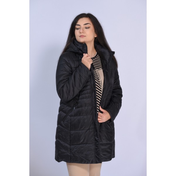 Μπουφάν μαύρο Julianea (Arno) Μπουφάν