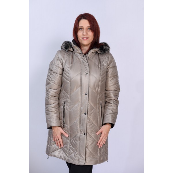 Μπουφάν MicroCoat μπεζ  Μπουφάν