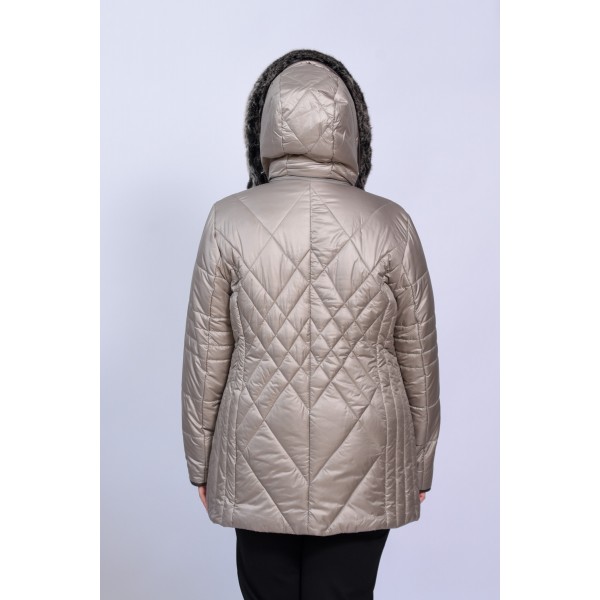 Μπουφάν μπεζ MicroCoat Μπουφάν