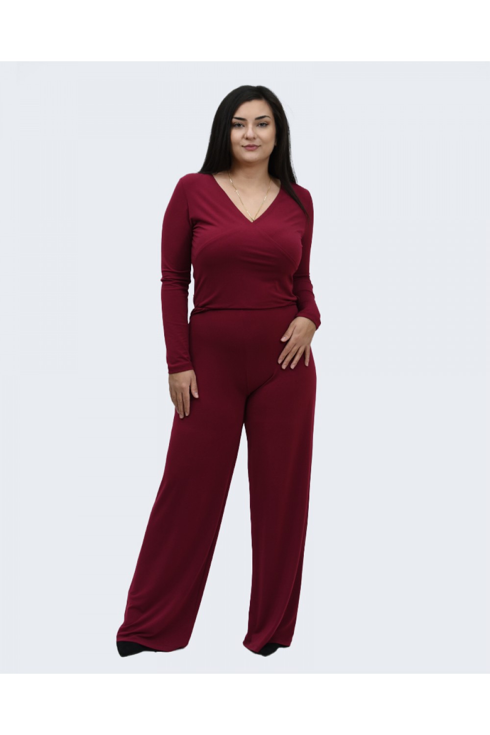 Φόρμα γκρενά με μανίκια  Φορέματα