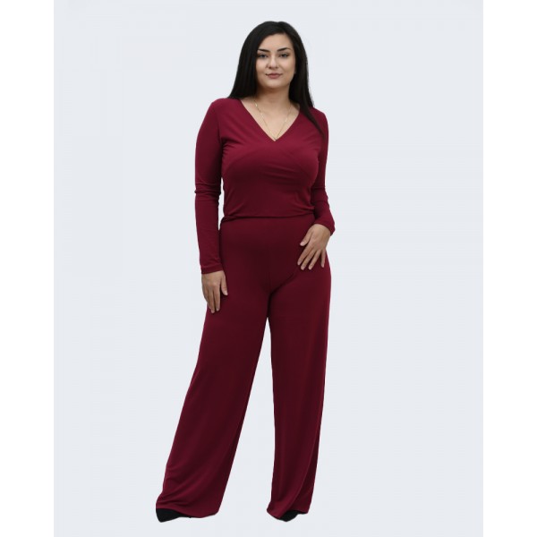 Φόρμα γκρενά με μανίκια  Φορέματα