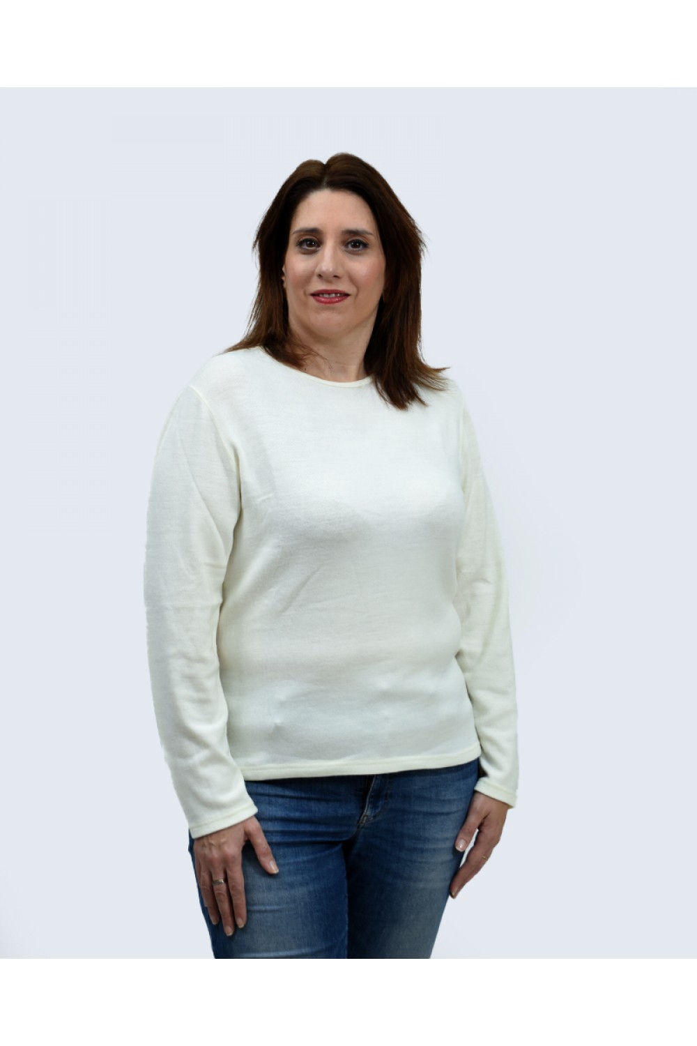 Μπλούζα εκρού Albertini  Μπλούζες