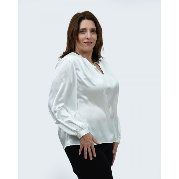 Μπλούζα εκρού LaSoie Μπλούζες