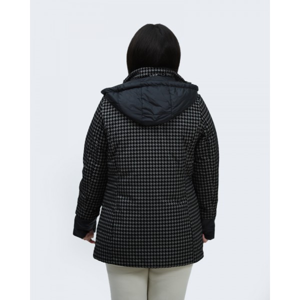 Μπουφάν Julianea μαύρο Πιε ντε Πουλ Μπουφάν