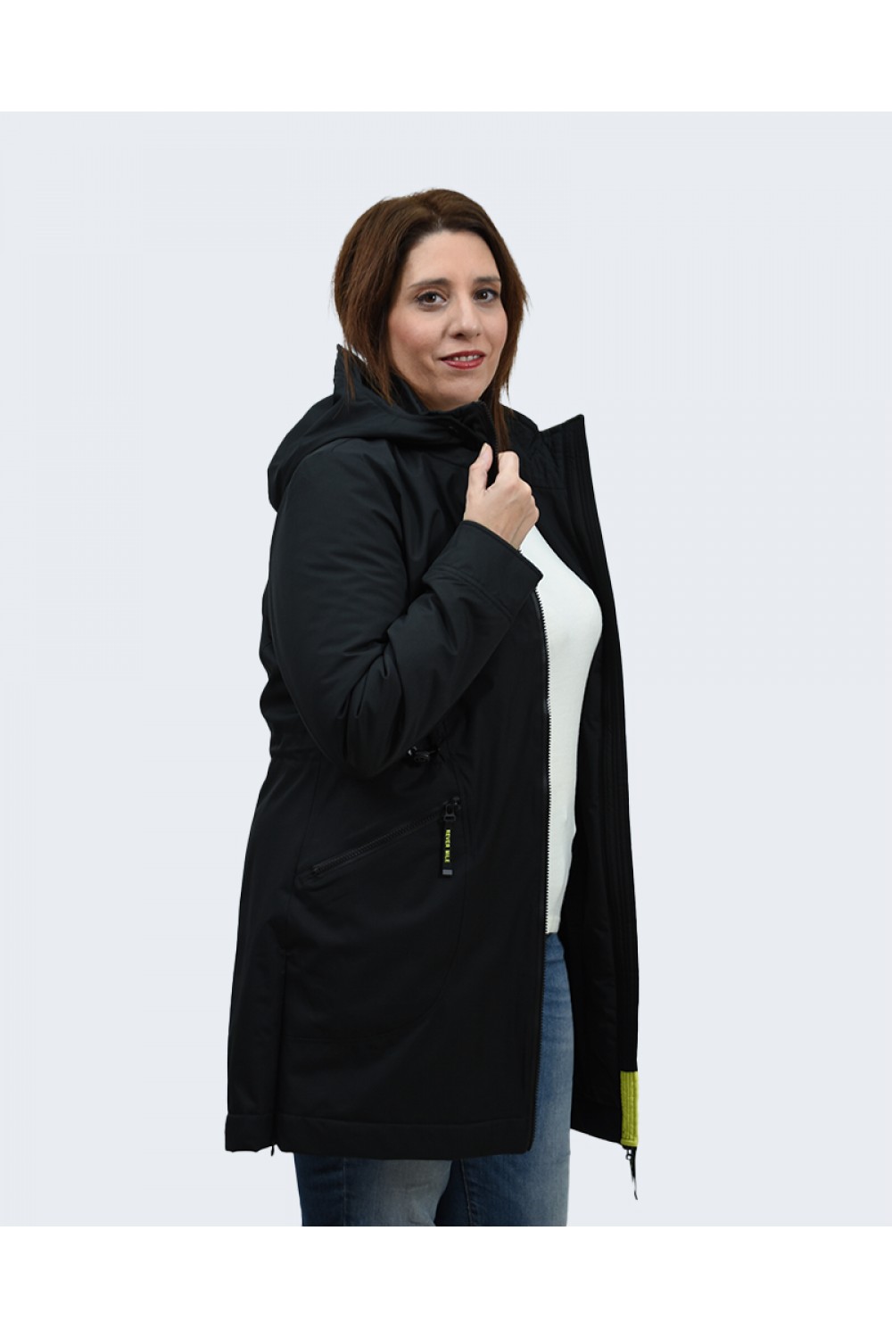 Μπουφάν μαύρο Julianea (PINZON) Μπουφάν