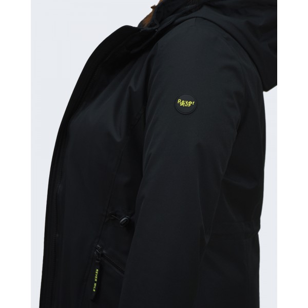 Μπουφάν μαύρο Julianea (PINZON) Μπουφάν