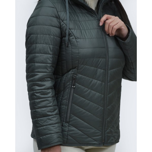 Microcoat μπουφάν κυπαρισσί Μπουφάν