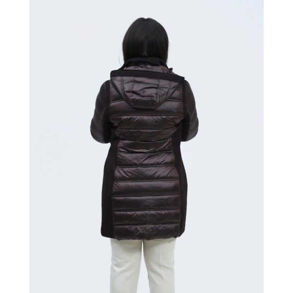 Μπουφάν μπρονζέ καφέ Julianea Μπουφάν