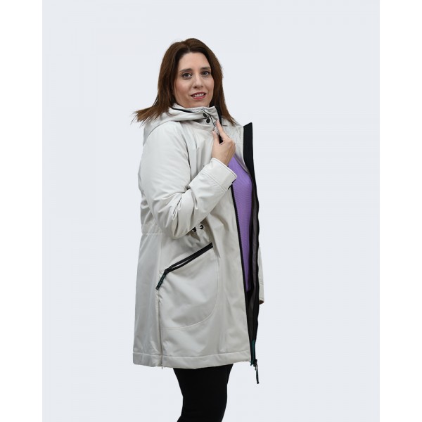 Μπουφάν εκρού Julianea (PINZON) Μπουφάν