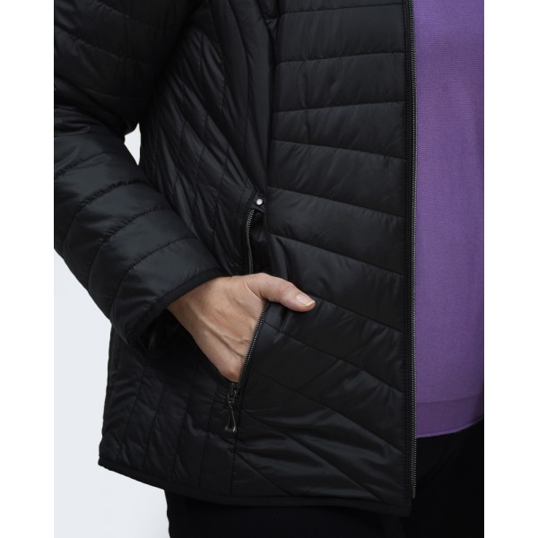 Microcoat μπουφάν μαύρο  Μπουφάν