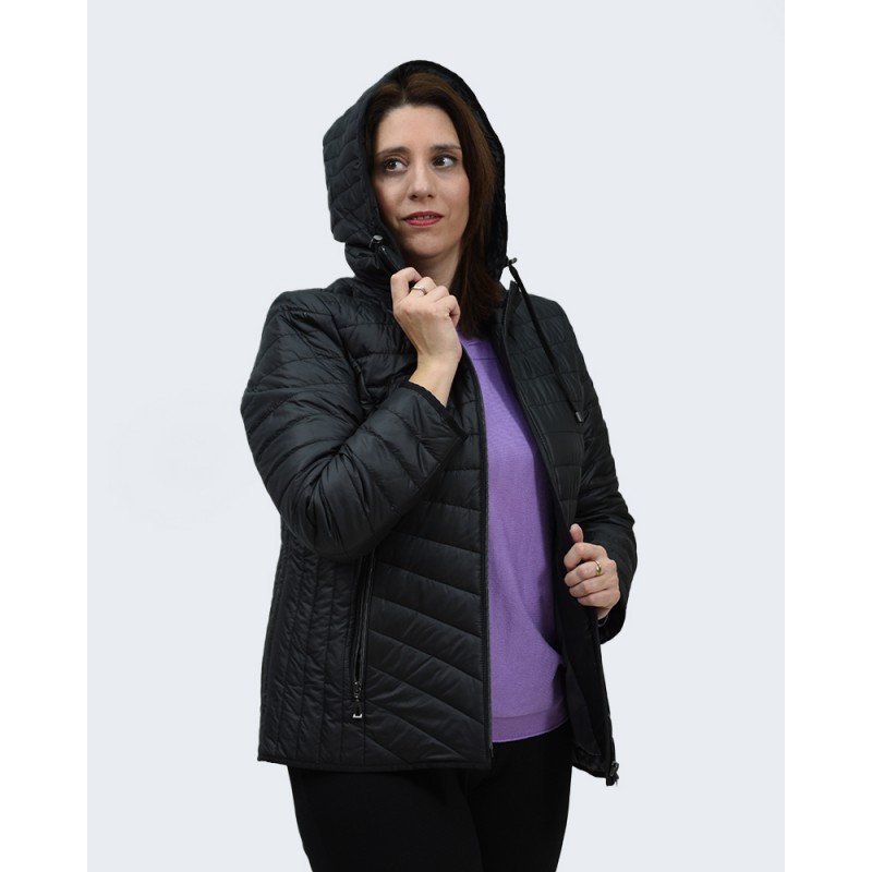 Microcoat μπουφάν μαύρο 