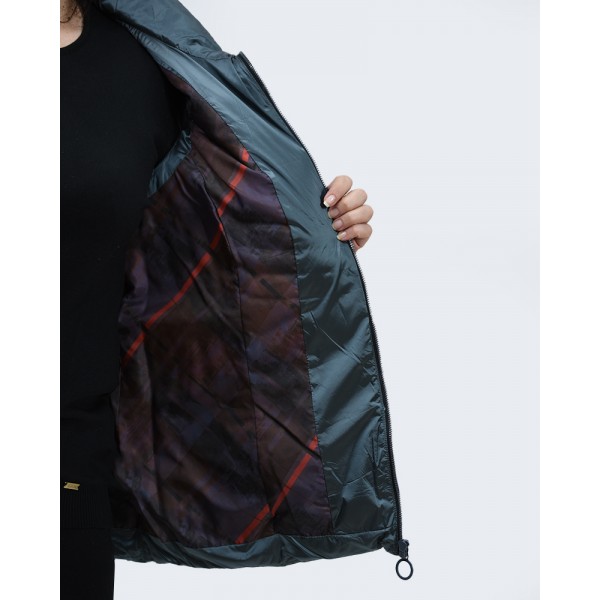 Αμάνικο μπουφάν πετρόλ Julianea Μπουφάν