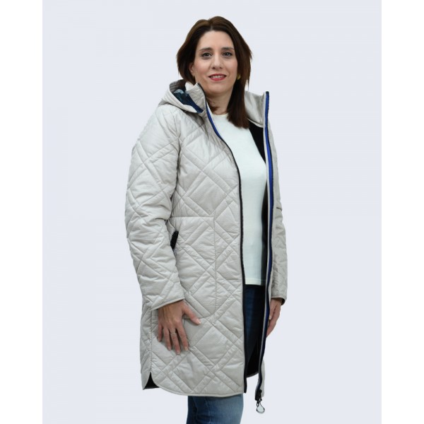 Μπουφάν εκρού Julianea (ELVAS) Μπουφάν