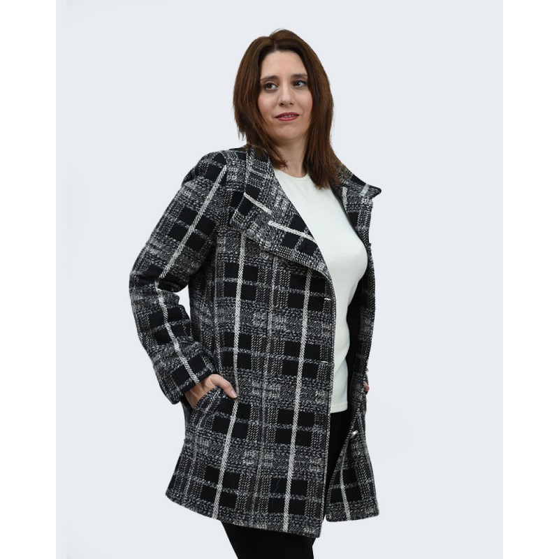 Ημίπαλτο γκρι καρό Πανωφόρια