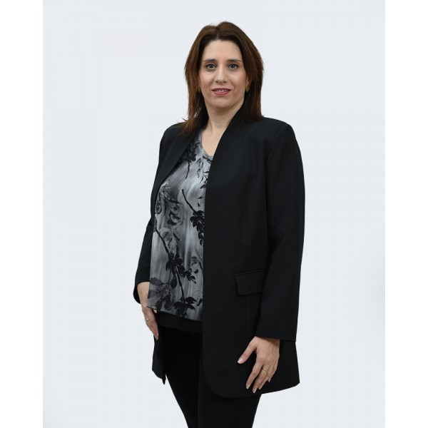 Σακάκι μαύρο Blazer Πανωφόρια