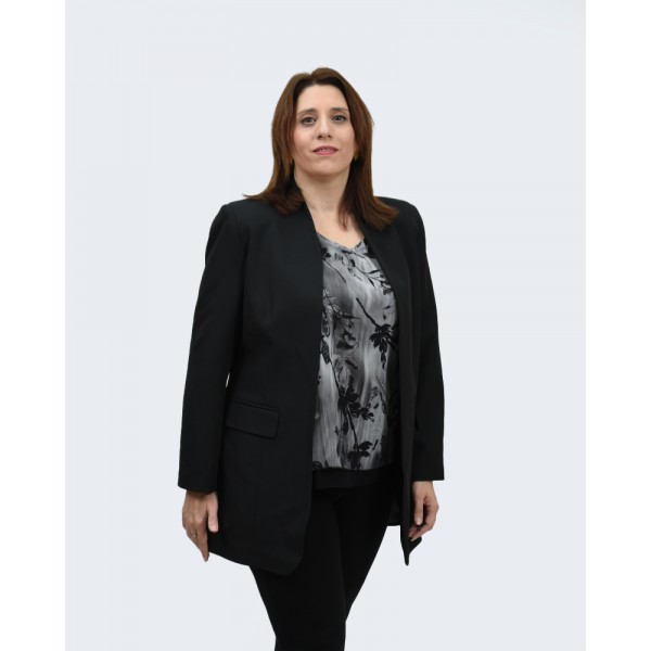 Σακάκι μαύρο Blazer Πανωφόρια