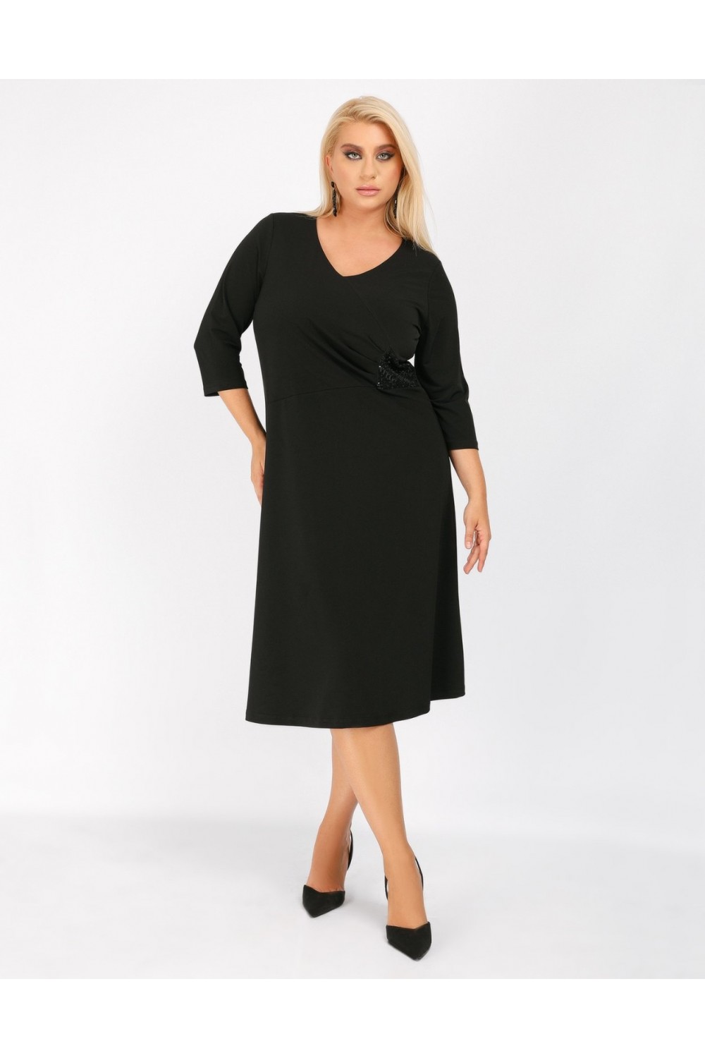 Φόρεμα μαύρο Μεγάλα Μεγέθη