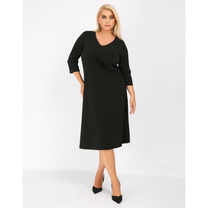 Φόρεμα μαύρο Μεγάλα Μεγέθη