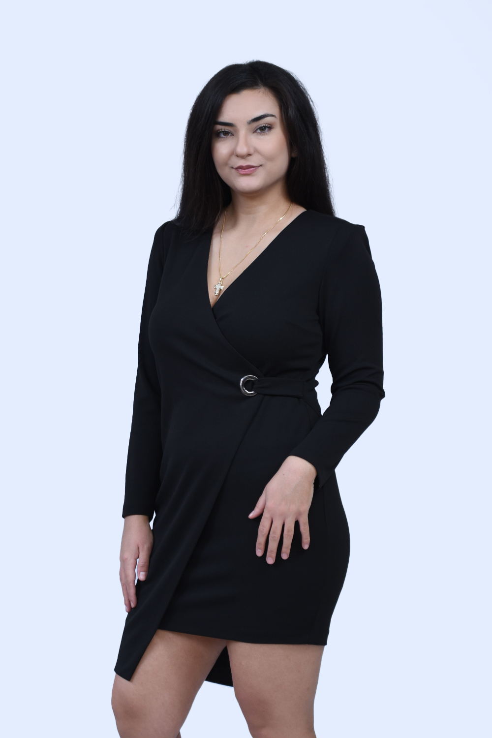 Φόρεμα κρουαζέ μαύρο  Φορέματα