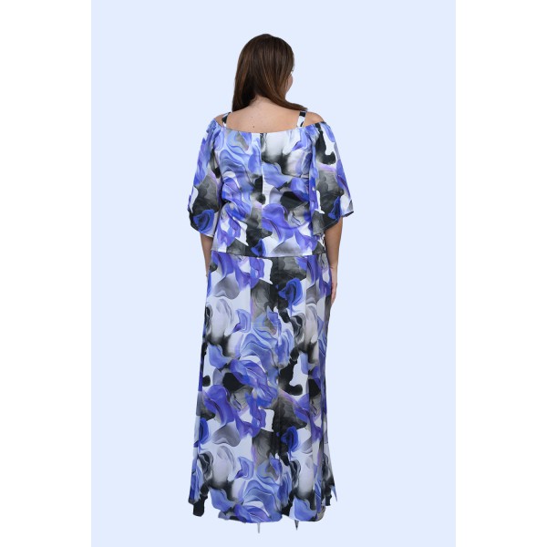 Φούστα εμπριμέ με σκίσιμο Φούστες