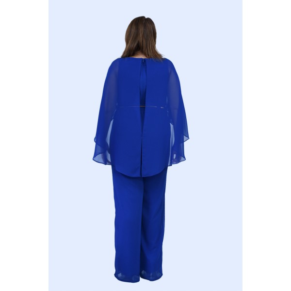 Φόρμα ρουά με χρυσή ζώνη Μεγάλα Μεγέθη