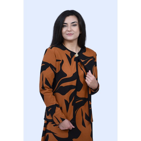 Ζακέτα εμπριμέ με εκάι Πανωφόρια