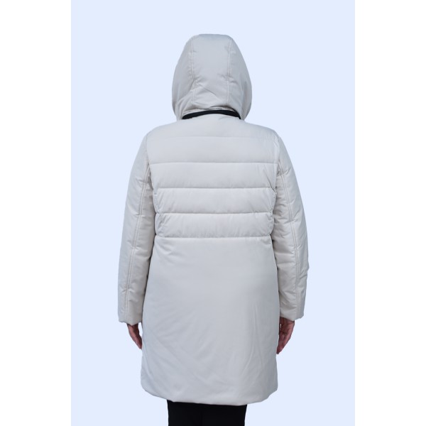 Μπουφάν λευκό Julianea (ALPES) Μεγάλα Μεγέθη