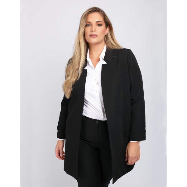 Μαντό μαύρο υπερμέγεθος  Μεγάλα Μεγέθη