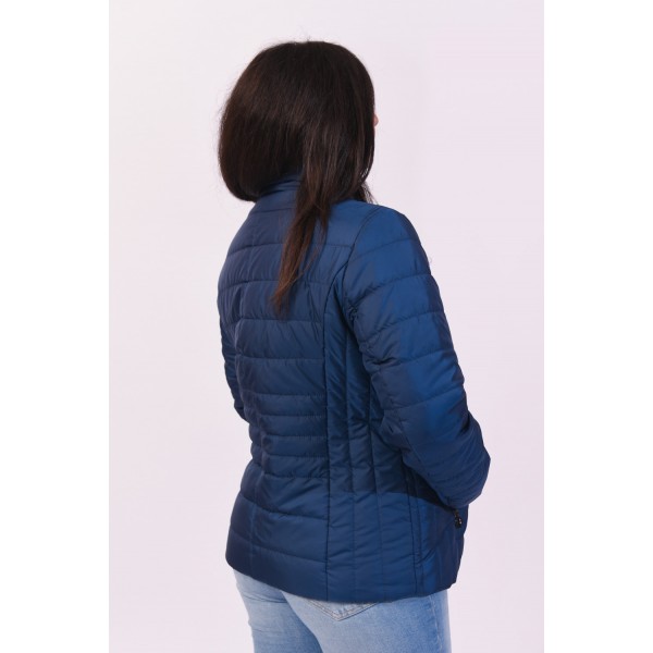 MicroCoat μπουφάν μπλε Μεγάλα Μεγέθη