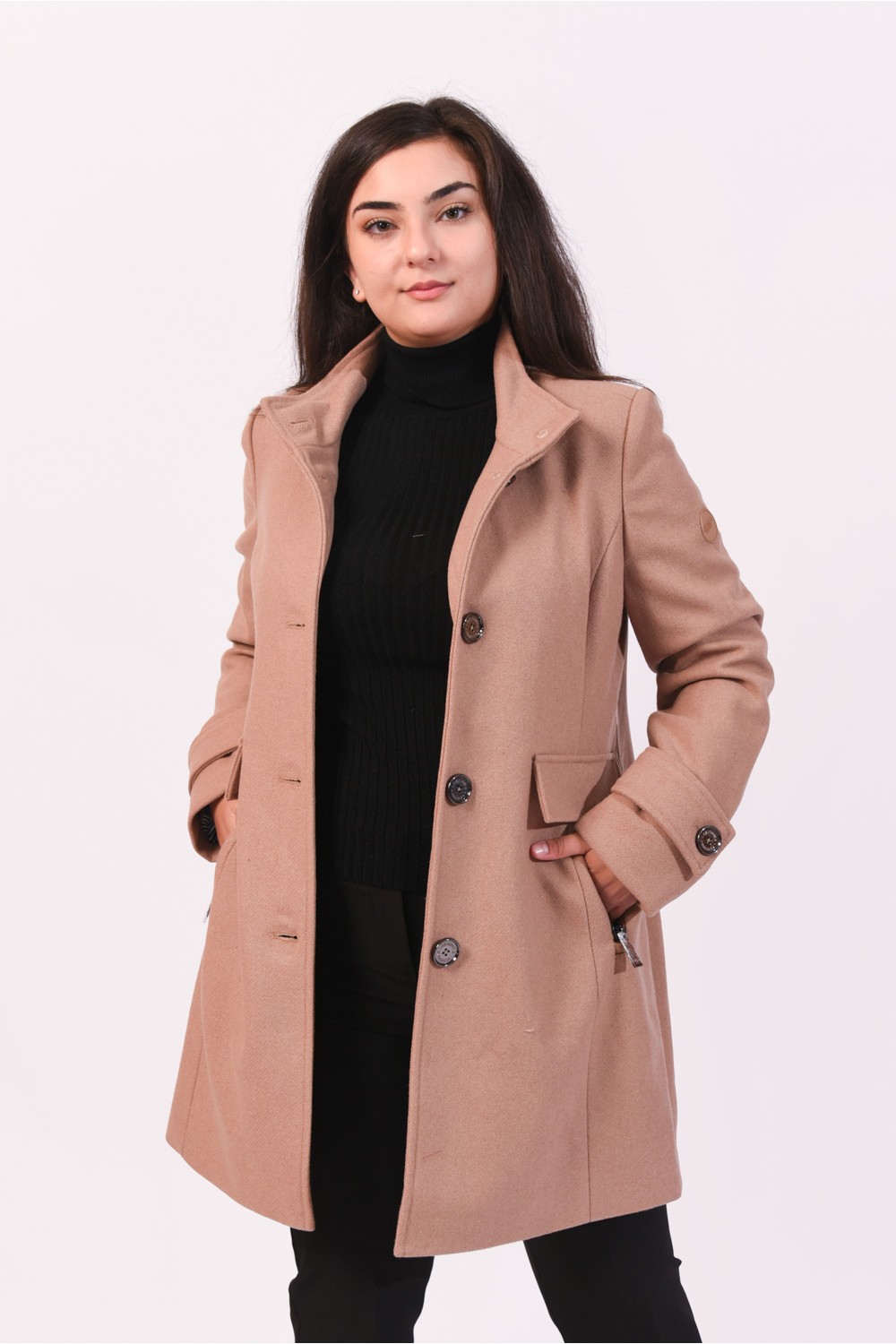 Ημίπαλτο καμηλό Μεγάλα Μεγέθη