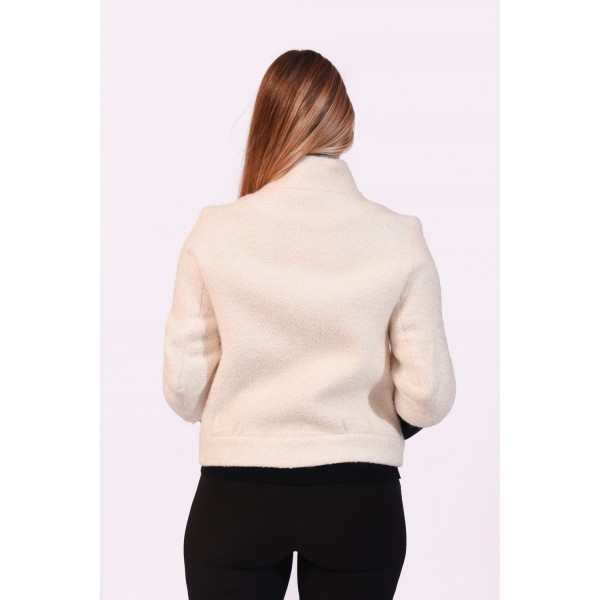 Ζακέτα εκρού Πανωφόρια