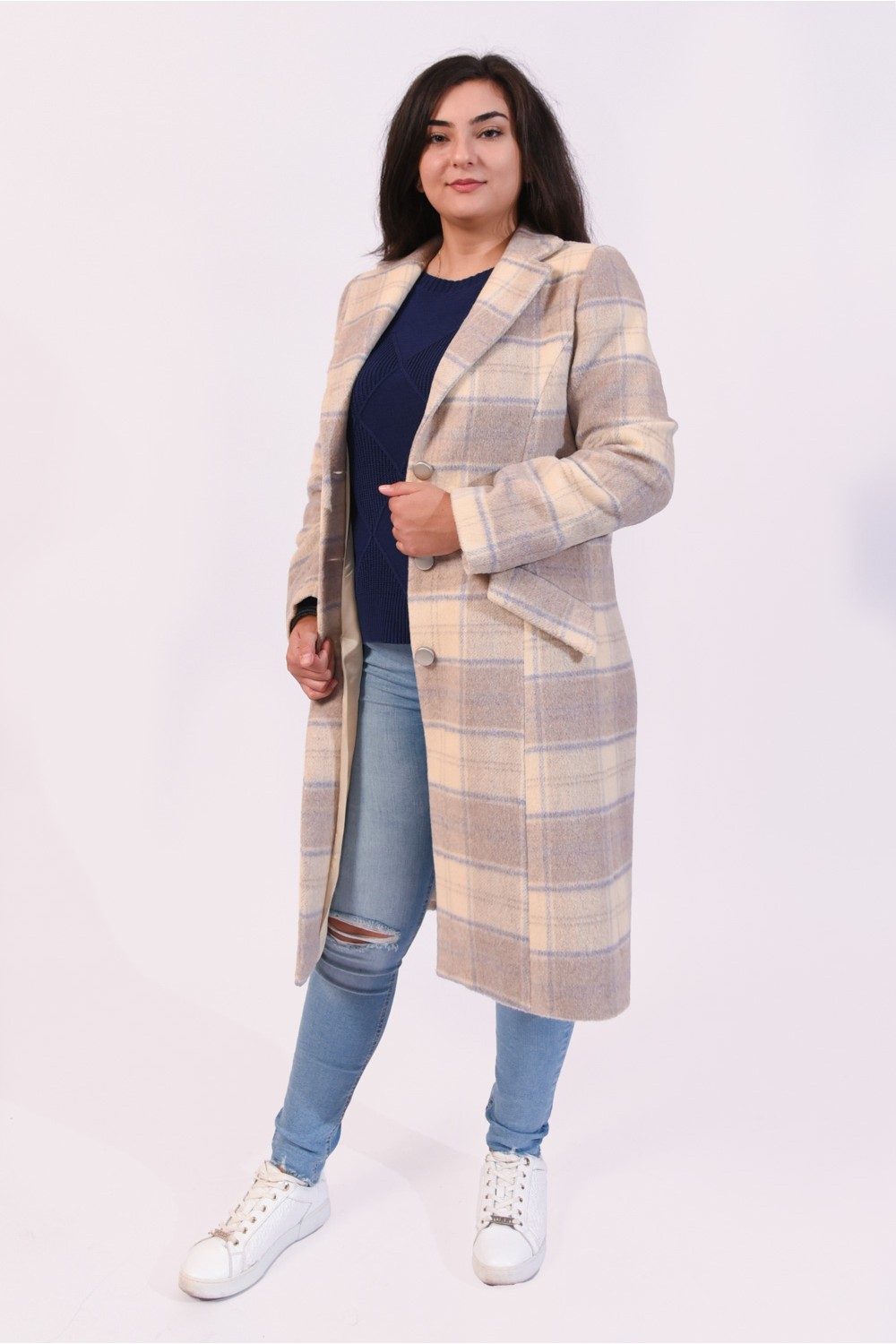 Ημίπαλτο καρό  Μεγάλα Μεγέθη