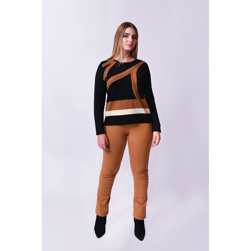 Παντελόνι-Κολάν καμηλό Albertini Παντελόνια