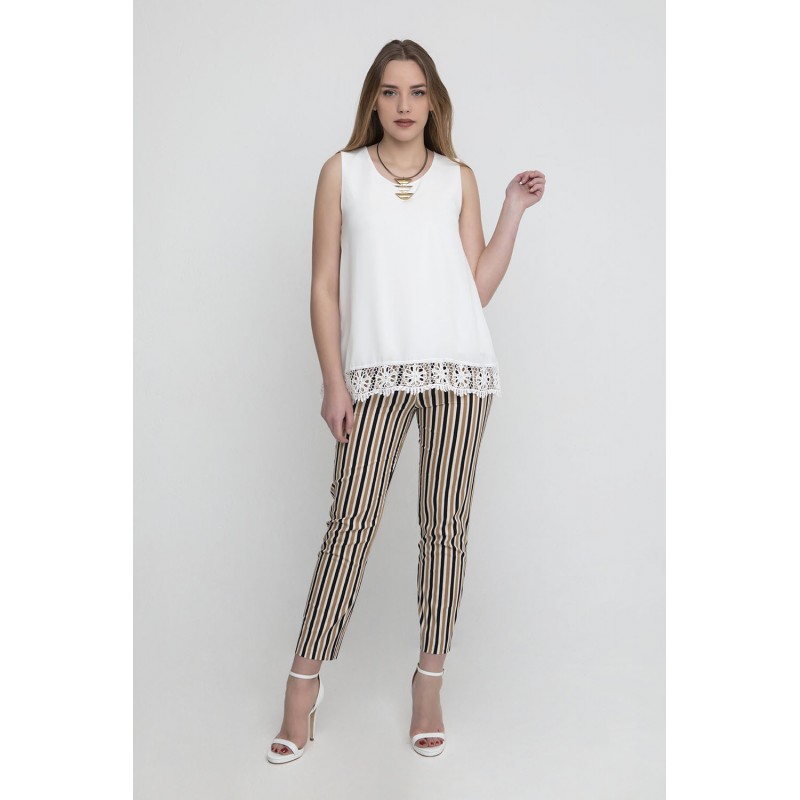 Παντελόνι ριγέ Παντελόνια